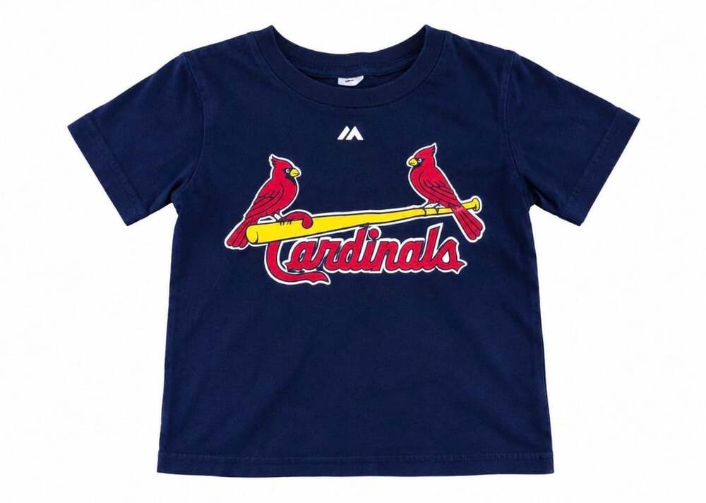 Majestic St. Louis Cardinals Rick Ankiel 24 MLB Navy Youth T-Shirt Size M